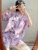 South Korean goods, pijama, thin shorts, loose fit, with short sleeve, Korean style, wholesale