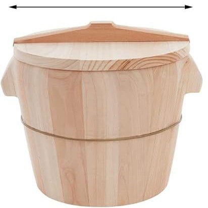 Fir wood rice steaming bucket for home kitchen, various sizes of rice buckets, rice steaming barrel, restaurant rice steamer, bamboo steamer