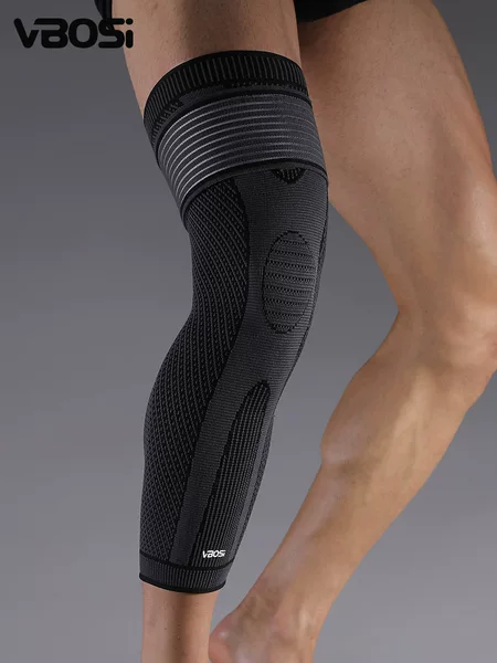 VBOSI Extended Sports Knee Pads for Basketball, Cycling, Outdoor Sports, Compression Anti-Slip Strap Protective Gear, Wholesale from Manufacturer