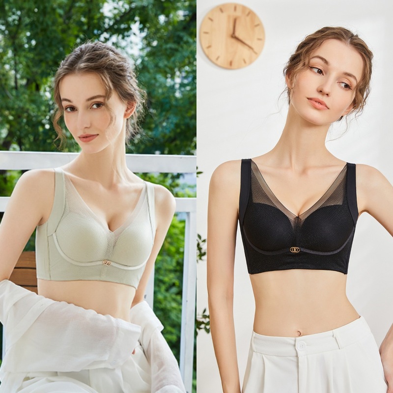 トルマリンメンテナンス調整下着、小胸プッシュアップ、副乳、たるみ防止、ノンワイヤーブラジャー 1164|undefined