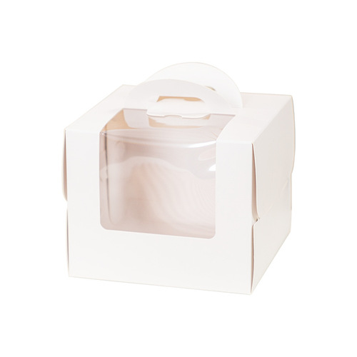 Wholesale cake box 6 inch 4 inch 8 four inch dessert box plus height portable box packaging box birthday cake packaging box