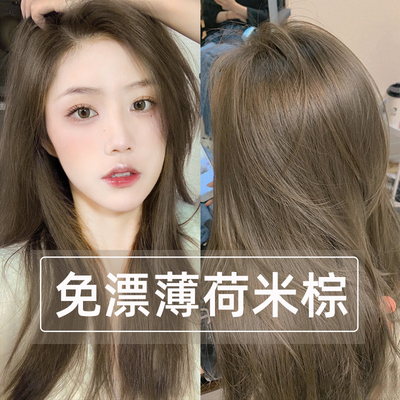 Hair cream suit Mint Hair care brown Hair dye tool 2023 Fashion Color own Hair