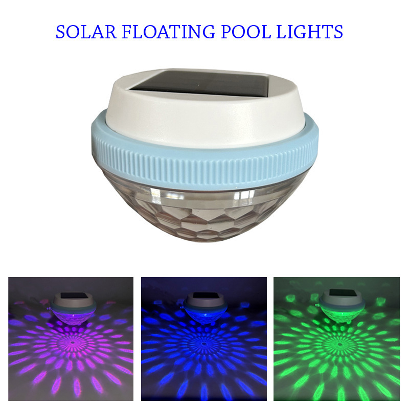 Solar Water Floating Lamp Garden Garden Lamp Swimming Pool Pond Lamp Magic Ball Creative Ball Color Light Bathtub Swimming Pool Projection Lamp