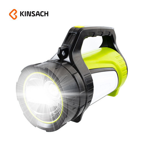 New cross-border portable light led rechargeable work light outdoor lighting strong light 10W portable searchlight with strap