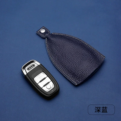 Static Rod/Key Bag cases, universal for car keys - deep-blue