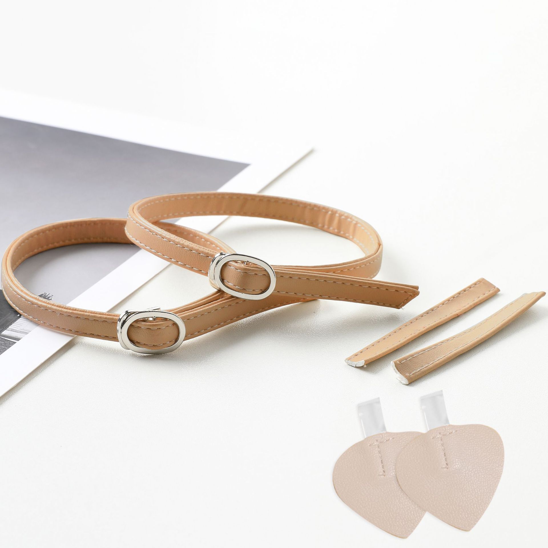 Venta al por mayor parche sin costuras con cordones anti-caída tacón alto invisible con cordones perezosos sin tacón transparentes zapatos de una sola capa anti-caída zapatos de terciopelo