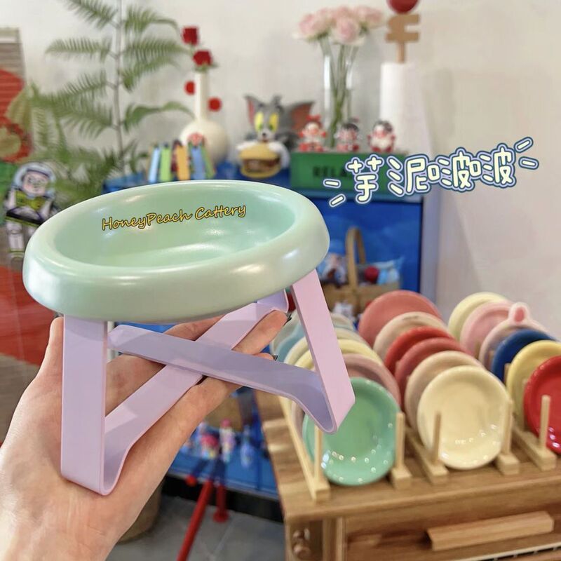 Flying Saucer Cat Bowl and Dog Bowl Stand with Neck Protection, Height Increase, Anti-Tip Pet Bowl, Cat Canned Food Drinking Bowl, Snack Food Bowl Flying Saucer Cat Bowl and Dog Bowl Stand with Neck Protection, Height Increase, Anti-Tip Pet Bowl, Cat Canned Food Drinking Bowl, Snack Food Bowl