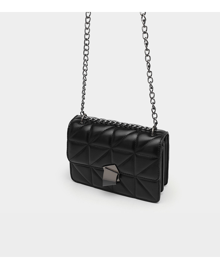 Damen echte Kette Tasche Damen Mode Schulter Messenger Bag Mini Tasche_voghion.com