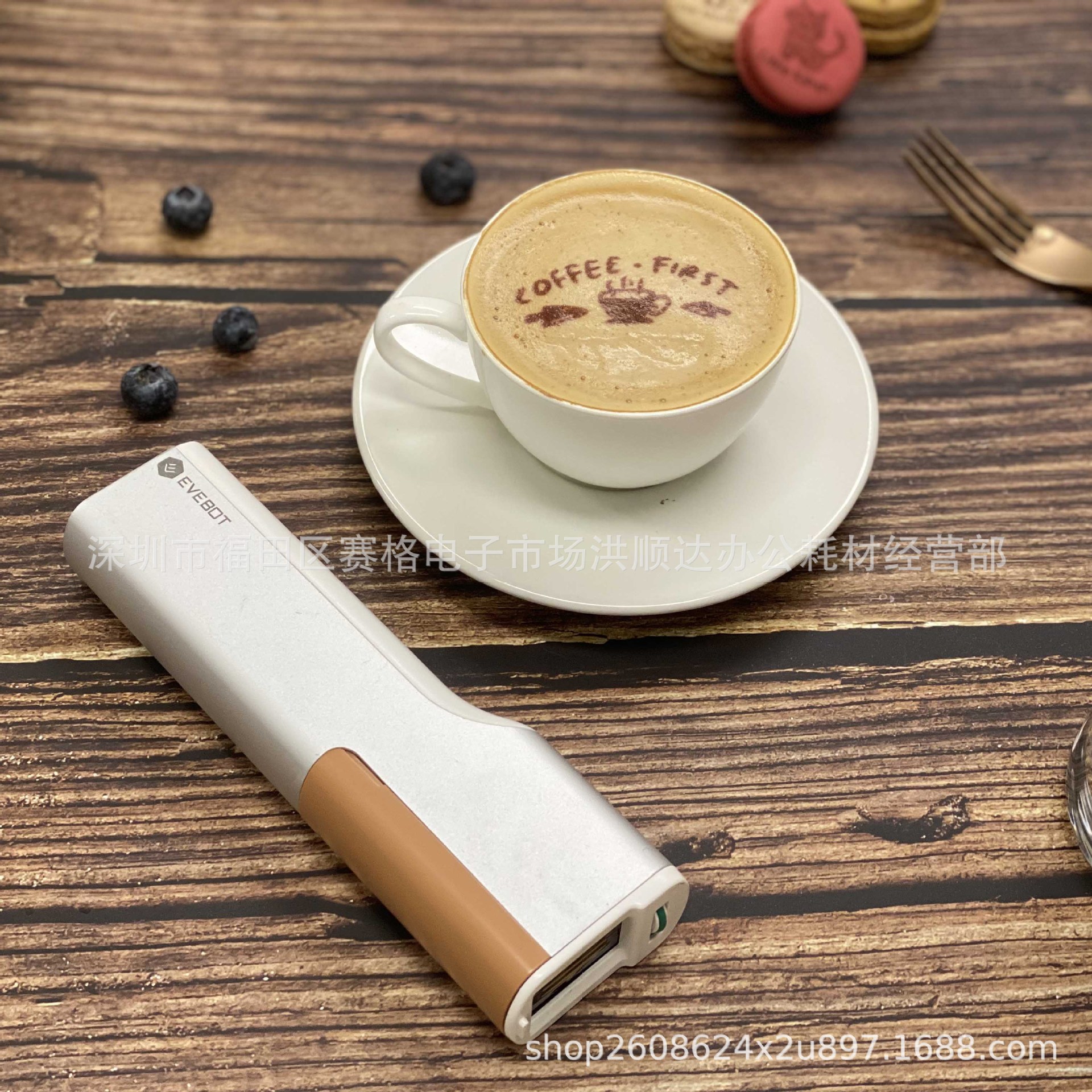 Ebebot 100 millones de vatios printpen portátil impresora de alimentos café impresora de inyección de tinta inalámbrica portátil