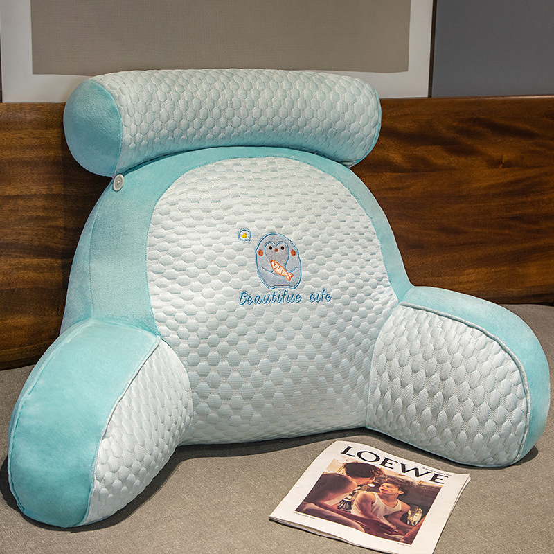 De dibujos animados de frijol de hielo cojín del sofá cojín de oficina en casa cintura almohada de peluche de juguete femenino Regalo de Cumpleaños lote