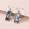 Cross -border Japanese anime Your name Surrounding earrings Fun Creative Personal Personal Personal Personal Performance Tour Ear Cross -Her Earrings