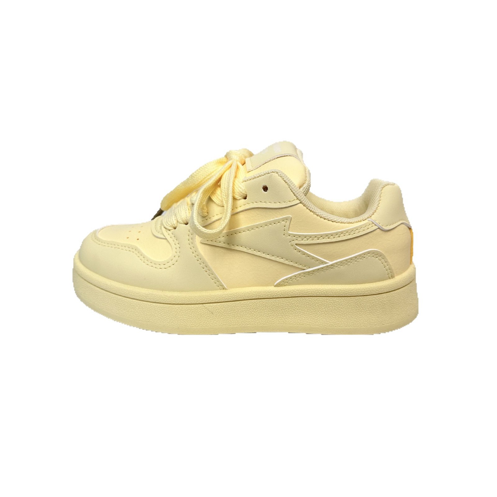 Yuanbo 2025 primavera y verano simple color sólido moda plataforma todo fósforo zapatos blancos zapatos de lona casuales de moda ins para mujer image 6