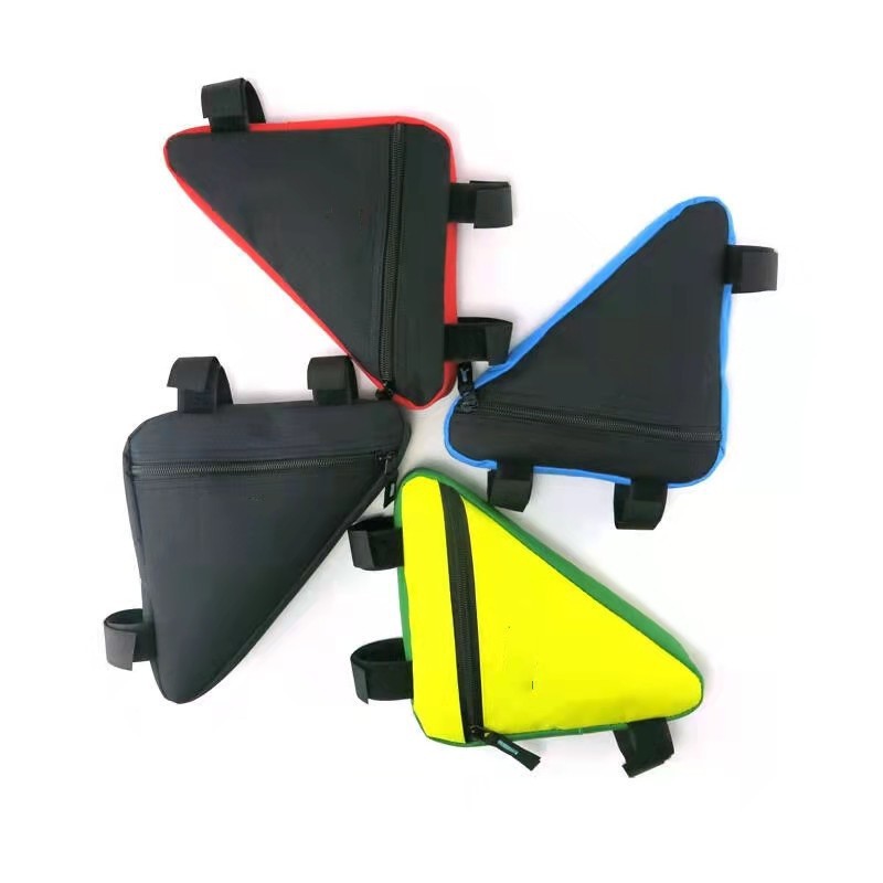 Mountain bike bag triangle tool front beam battery pack factory direct sale single bike polyester cycling bag