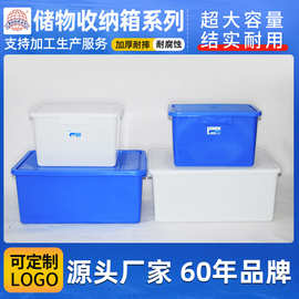 珠江塑料整理箱周转箱家用加厚储物箱衣柜床底玩具衣服收纳箱批发