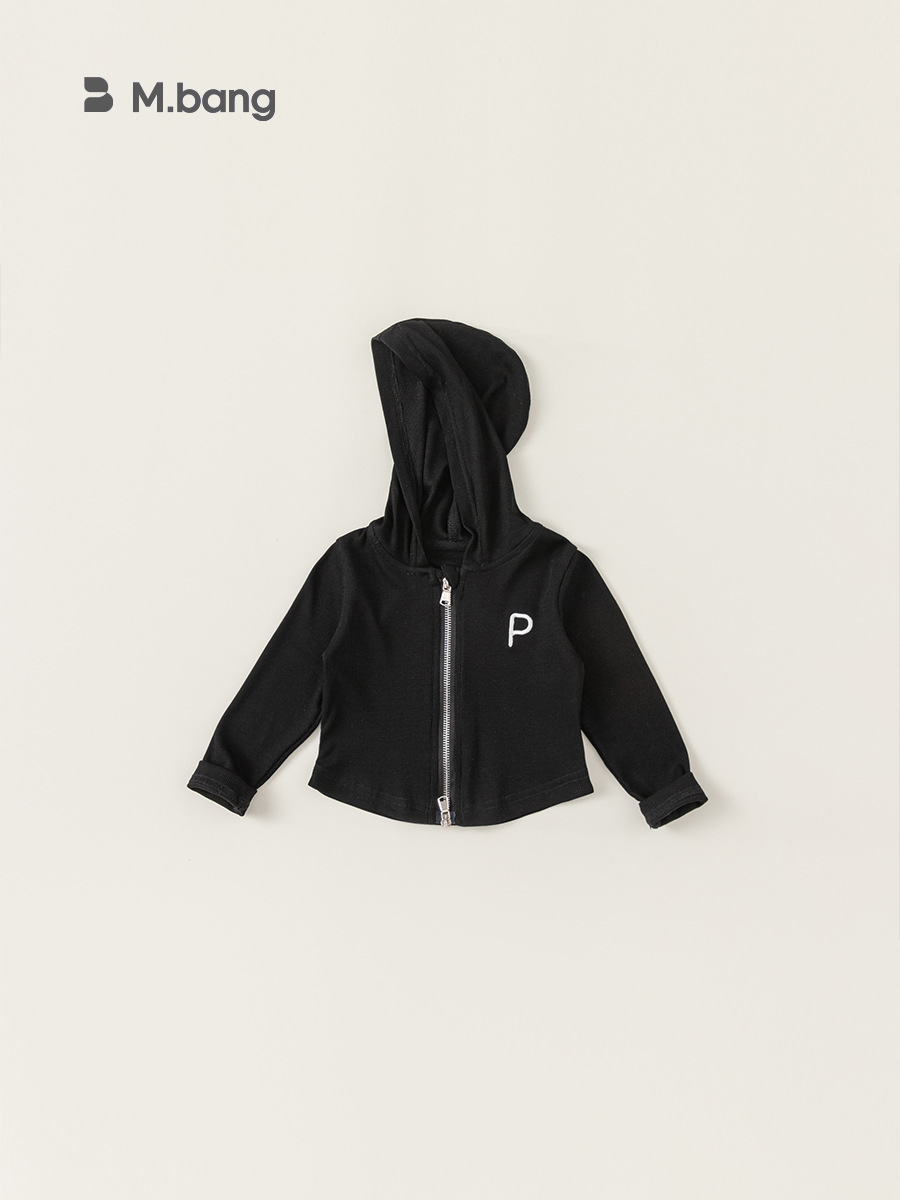 Youbao ropa para niños 24 otoño tops casuales sueltos para niños hermosa chaqueta con capucha de manga larga para niños QY83005