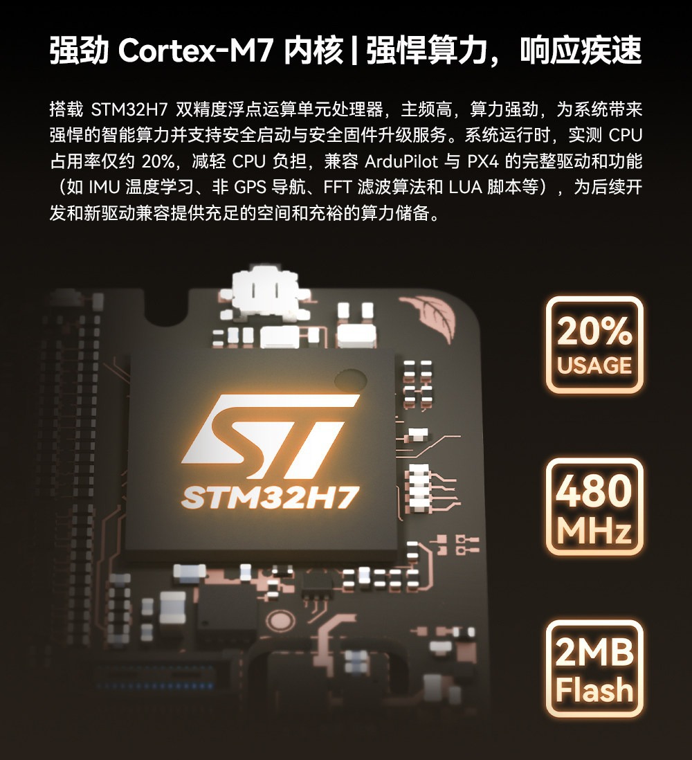 CUAV new X25 SUPER industrial-grade unmanned system intelligent controller PX4 APM for vertical multi-rotor aircraft