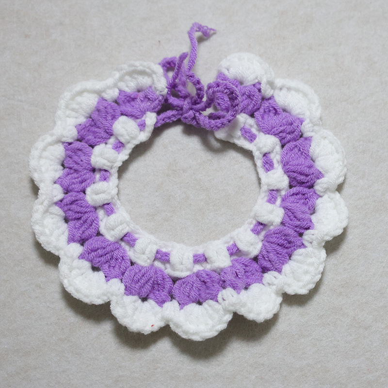 보라색 흰색 레이스