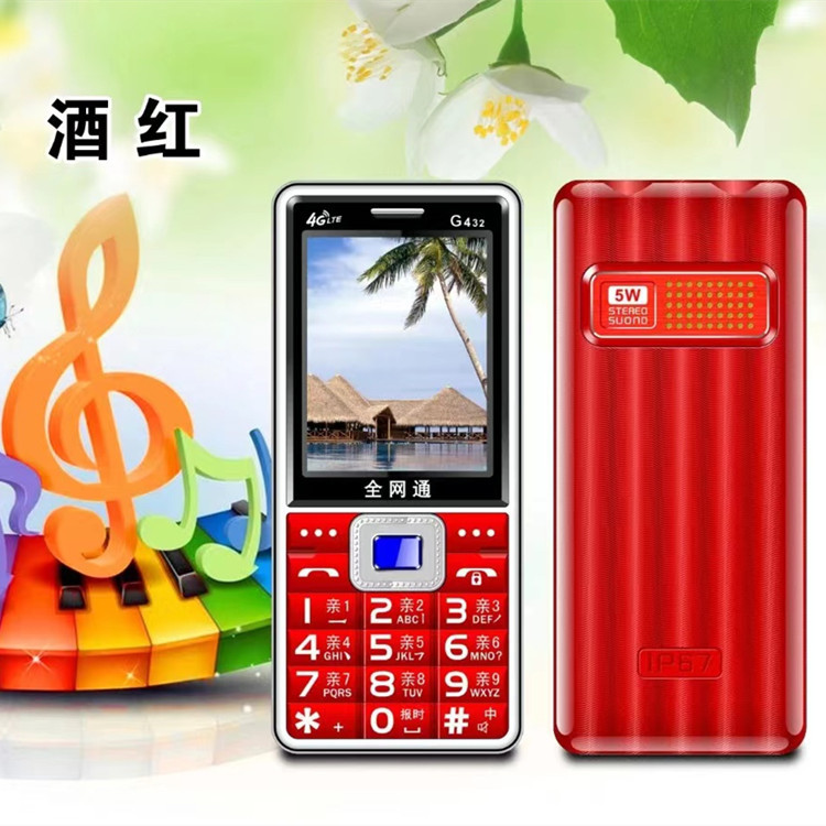 金亮典LD-A2602全网通4G防水防尘大电池大按键老人机