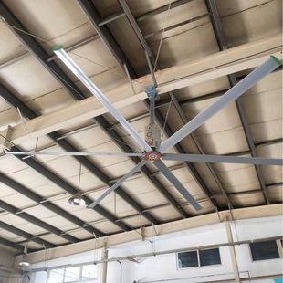 工厂家批发业大吊扇工厂车间通风降温大风扇永磁大型工业吊扇-阿里巴巴