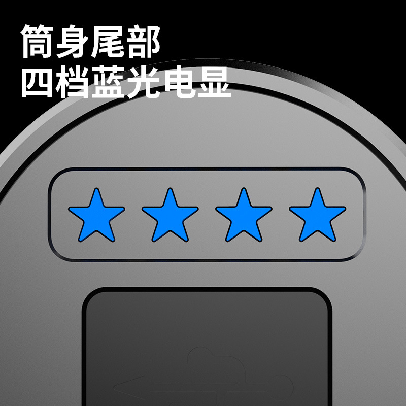 Linterna portátil de luz brillante linterna aleación de aluminio telescópica zoom láser linterna táctica entrega de una pieza