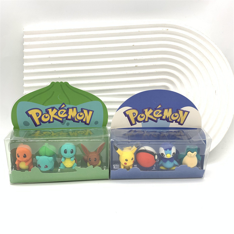 Comercio exterior Pokemon forma Borrador Mágico bebé Pikachu decoración hecha a mano anti-caspa borrador pequeño regalo