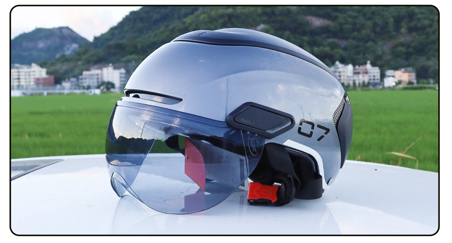 Suitable for Mavericks Niulife Niu Xn-07 Motorcycle Electric Vehicle Helmet Lens Goggles Mask Universal Accessories