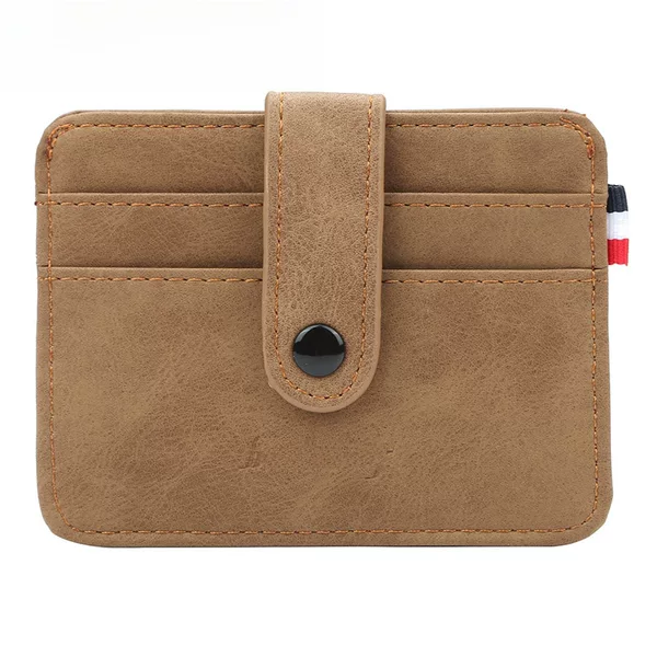 New Men's Card Holder Creative Card Holder Ultra-Thin Youth Student Mini Bank Card Driver's License High-End Card Holder for Men