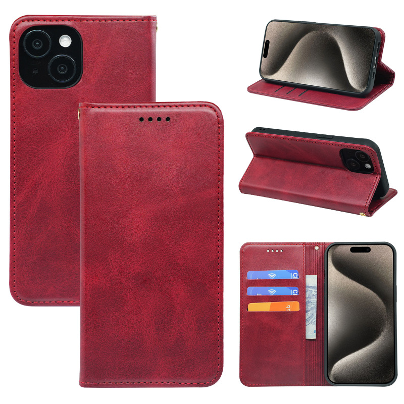 Strong Magnetic Leather Case Suitable for T-Mobile Revvl 7 Phone Case, Genuine Leather Strong Magnetic Flip Cover Stand for Revvl 4+ Strong Magnetic Leather Case Suitable for T-Mobile Revvl 7 Phone Case, Genuine Leather Strong Magnetic Flip Cover Stand for Revvl 4+