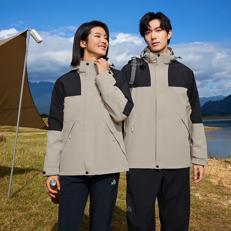 New Autumn and Winter Jackets Three-In-One Men's and Women's Outdoor Windproof, Waterproof, Warm and Breathable Jackets Mountaineering Jackets