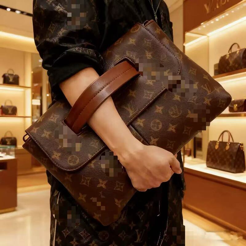 2020 Cosmetic Bag European and American Printed Small Soft Handle Small Square Bag Zipper Stereo Bag Horizontal Square Ordering Cosmetic Bag