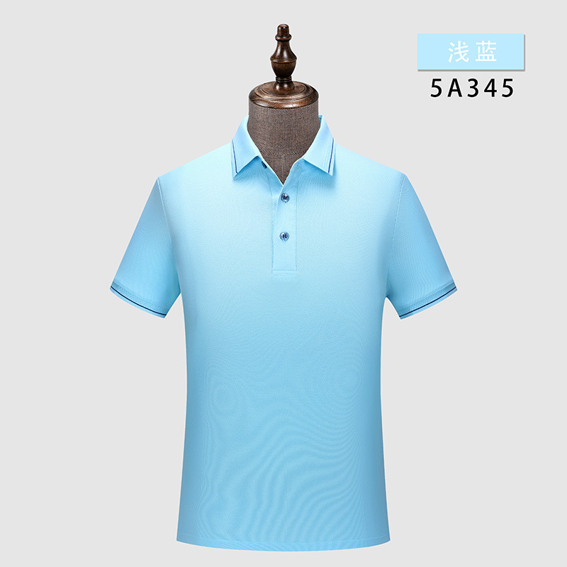 De gama alta 5A antibacteriano anticuerpo desodorante antiácaros verano hombres de manga corta de algodón solapa Camiseta polo logotipo impreso personalizado
