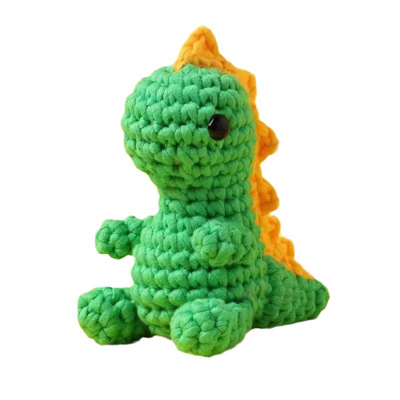 공룡 코바늘 인형 만들기 DIY 뜨개질 재료 키트