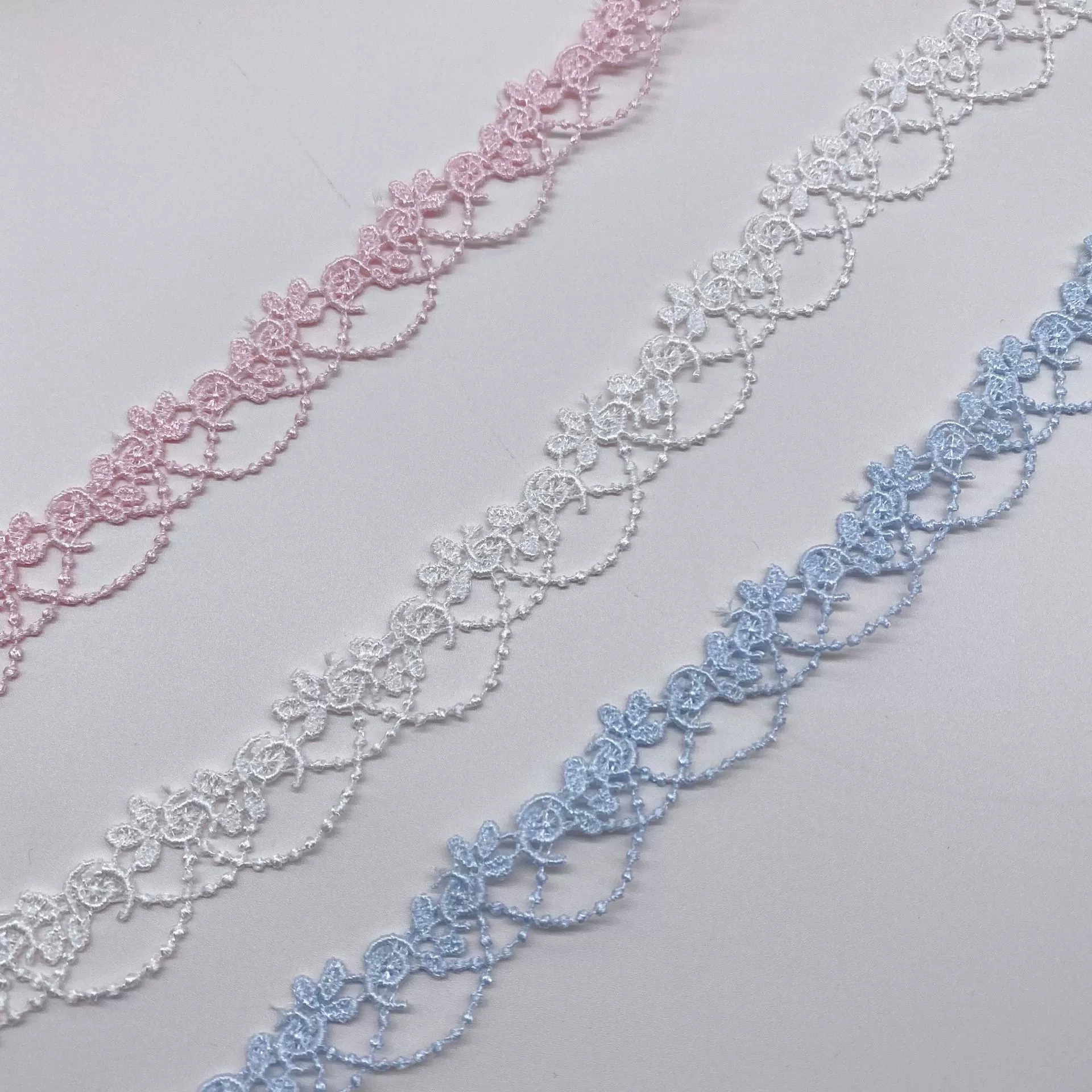 Раз soluble кружево, разноцветные точки, можно носить вязаный воротничок цепь DIY Lolita кружево с водорастворимым рисунком