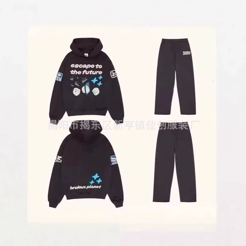 Прямые продажи от трансграничного производителя: американский новый стиль, персонализированные модные топы с принтом, свободный повседневный костюм в японском стиле, унисекс.