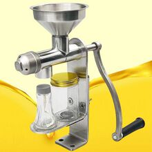 不锈钢手动榨油机压家用小型榨核桃花生
去皮农用出油率高