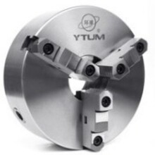 烟台环球三爪卡盘K11320 卡爪手动三抓夹头机床车床呼和众环