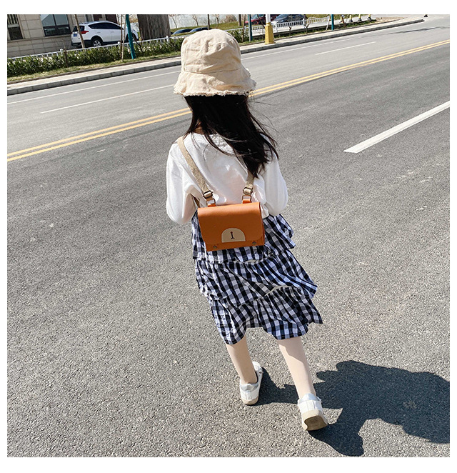 Solid Color Pattern Waterproof Solid Color Casual School Kids Backpack