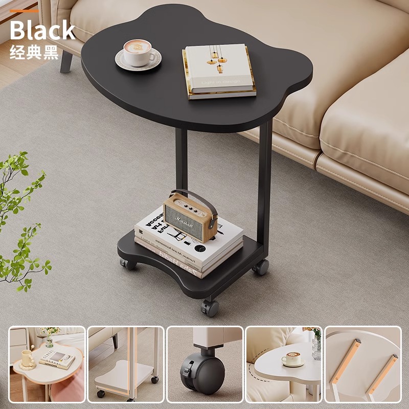 고급 블랙-[이중 레이어 자동 범용 휠]-탄소강 브래킷 45*34*60cm