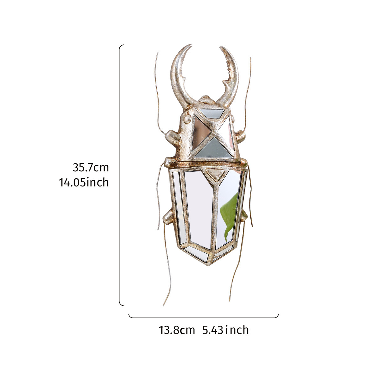 거울 크로아상-실버 B