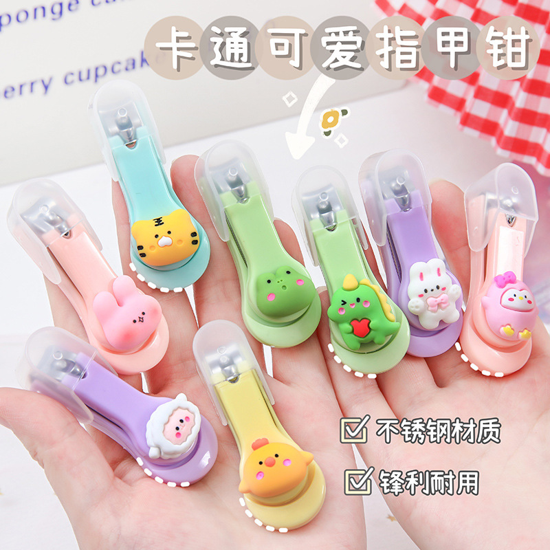 Cute Cartoon Candy-Colored Nail Clippers Single Pack Household Anti-Splash Nail Scissors Creative Mini Portable Nail Clippers Cute Cartoon Candy-Colored Nail Clippers Single Pack Household Anti-Splash Nail Scissors Creative Mini Portable Nail Clippers