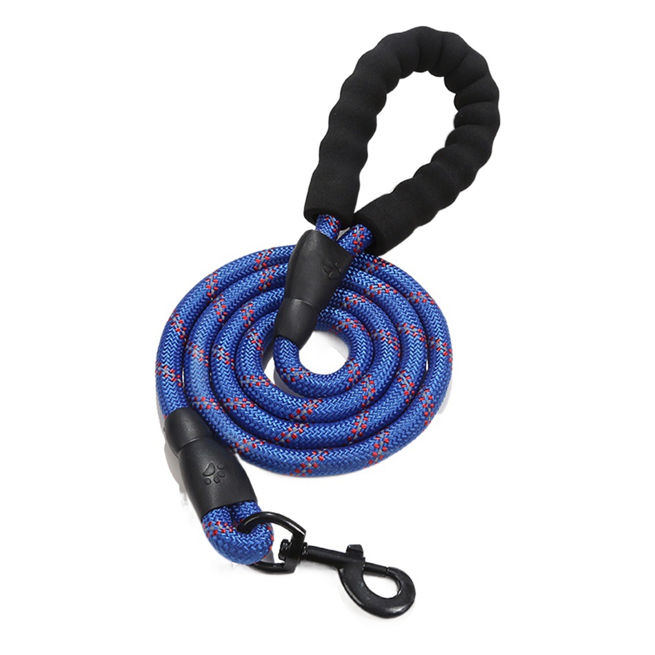 Correa para mascotas correa de perro reflectante Cadena de perro de nylon cuerda a prueba de explosiones Golden Retriever Teddy cuerda de perro mediano y pequeño suministros para mascotas