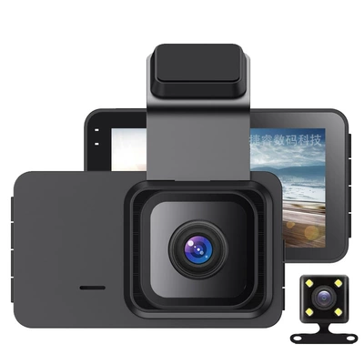 Car HD 3 inch driving recorder wifi dual lens front and rear dual recording dash cam auto supplies wholesale (Driving recorder) - normal-version
