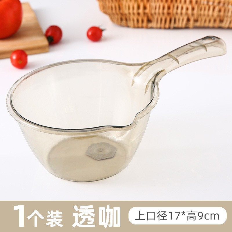 水のスプーンの台所は水の瓢箪の家庭用の長い柄のプラスチックの大きいサイズのアイデアを洗って深い水のさえずりを加えます。|undefined