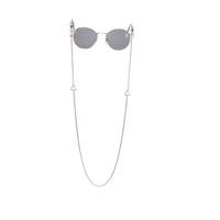 Трансграничные европейские и американские AliExpress Amazon Mask Очки Двойная треугольная цепочка Висячая цепочка Металлическая цепочка для очков