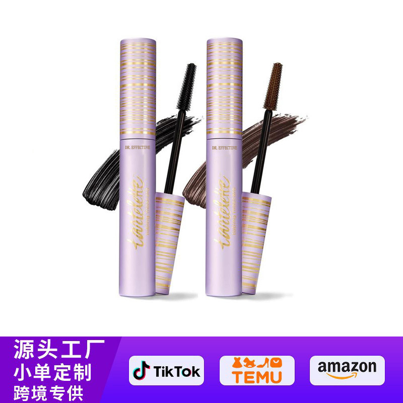 跨境mascsara睫毛膏防水防汗不晕染纤长卷翘睫毛膏眼线液组合装|undefined