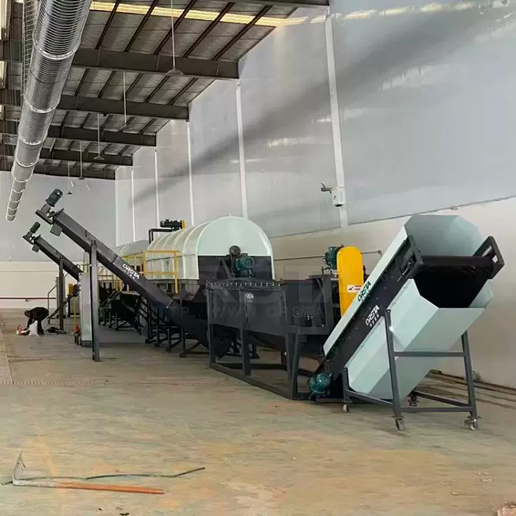 尼龙废胶块料处置塑料破碎清洗机，胶头废料处置清洗设备