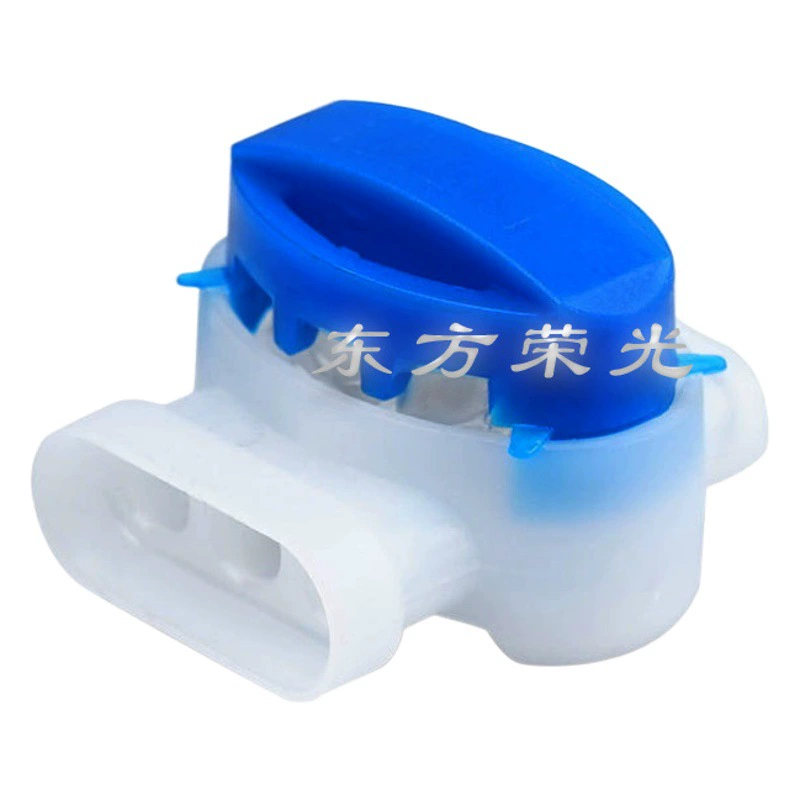 Разъем 314 пыленепроницаемый влагостойкий синий разъем для провода с 3 отверстиями для автоматической зачистки для косилки