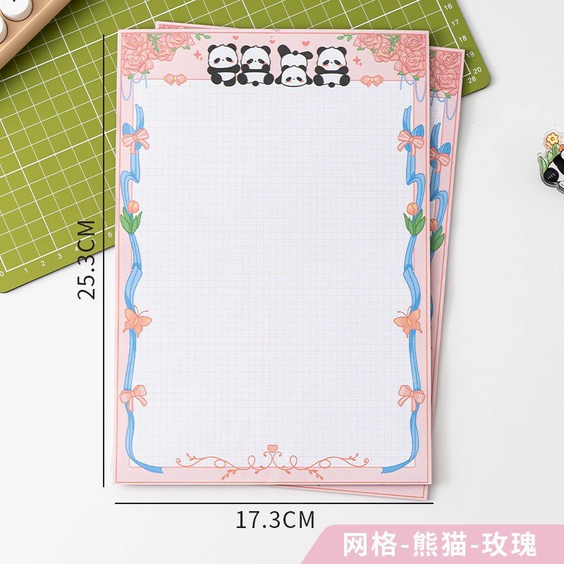 Очаровательная записная книжка-пад Panda Notepad (INS) B5, набор Cartoon обложек и стилей страниц, Student Notes