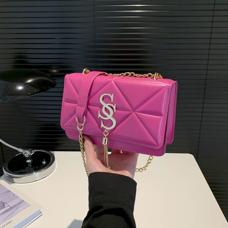 2025 verano nuevo estilo simple bolso de hombro nicho de moda mochila casual bolso pequeño bolso de cadena bolso de mujer