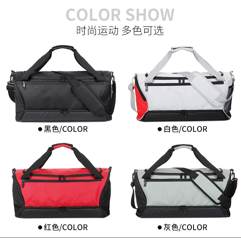 Bolsa de fitness de gran capacidad transfronteriza Deportes de los hombres crossbody bolsa de viaje Portátil Bolsa de entrenamiento de baloncesto bolsa de equipaje